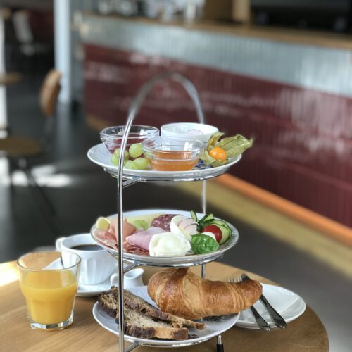 Etagere Frühstück Classic im Café Central Zinnowitz.